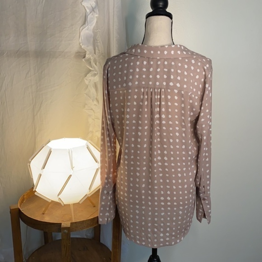 Pleione Long Sleeve Collared Pullover Top Size‎ S - Picture 8 of 8